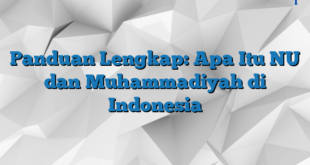Panduan Lengkap: Apa Itu NU dan Muhammadiyah di Indonesia