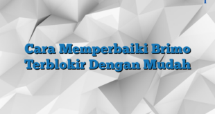 Cara Memperbaiki Brimo Terblokir Dengan Mudah