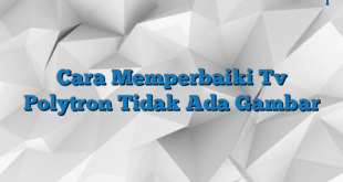 Cara Memperbaiki Tv Polytron Tidak Ada Gambar